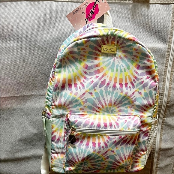 NWT Luv Betsey by Betsey Johnson tie dye backpack
